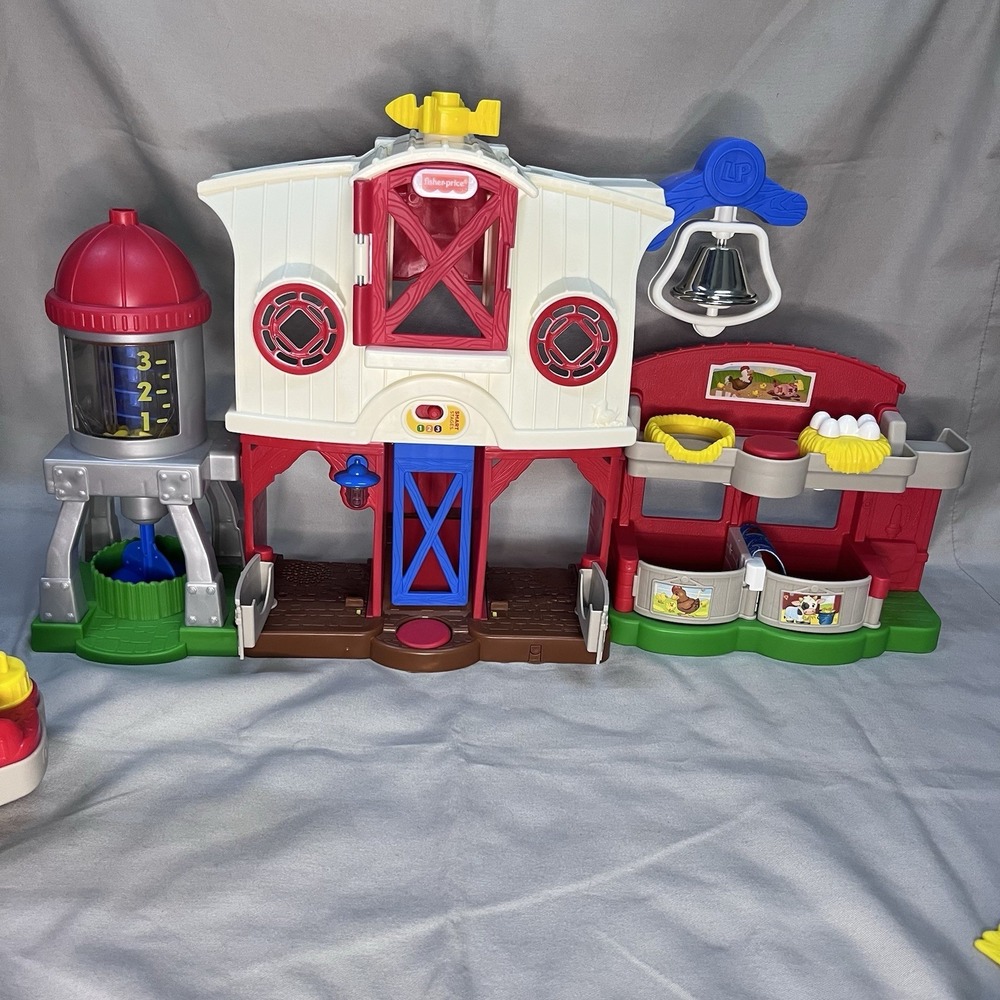 Fisher-Price Little People Farm Barn Playset & Fire Truck Lights & Sound WORK! - Picture 11 of 12